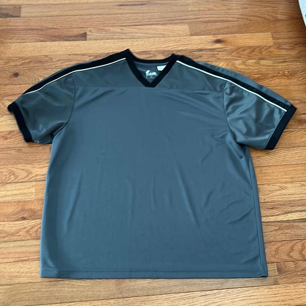 A large, athletic tech men’s T-shirt